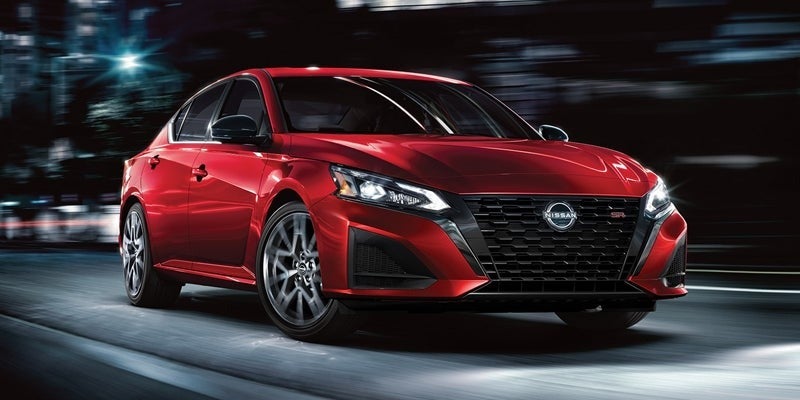 A 2024 Nissan Altima speeding down the highway in Medina, OH