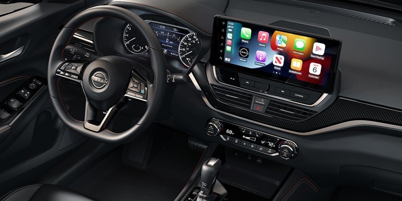 The steering column of the 2024 Nissan Altima in Medina, OH