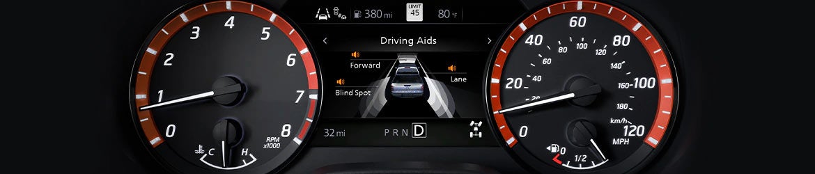 The control panel on a 2024 Nissan Frontier in Medina, OH