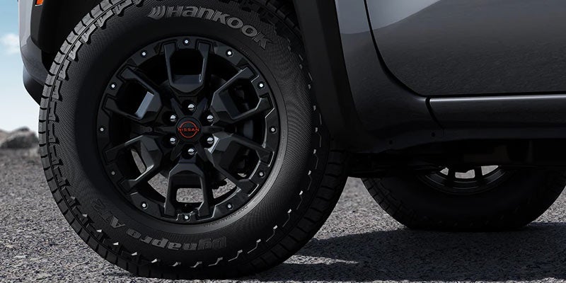A rim option on the 2024 Nissan Frontier in Medina, OH