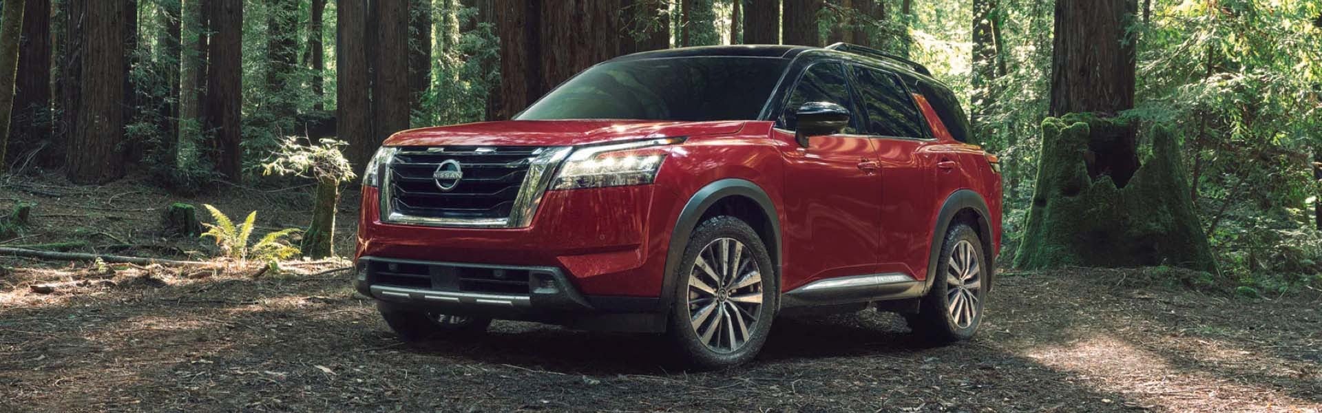 The spacious interior in the 2024 Nissan Pathfinder in Medina, OH