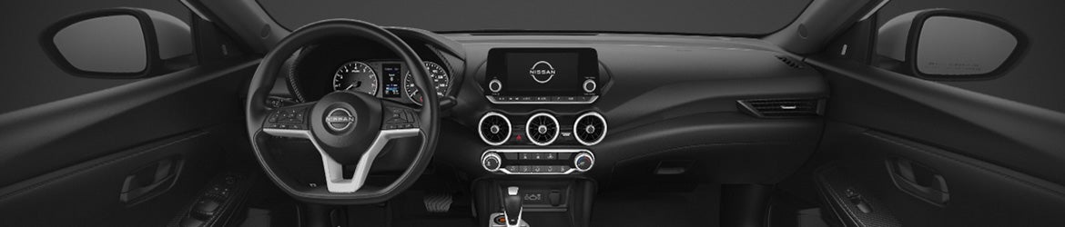 The center console of the 2024 Nissan Sentra in Medina, OH
