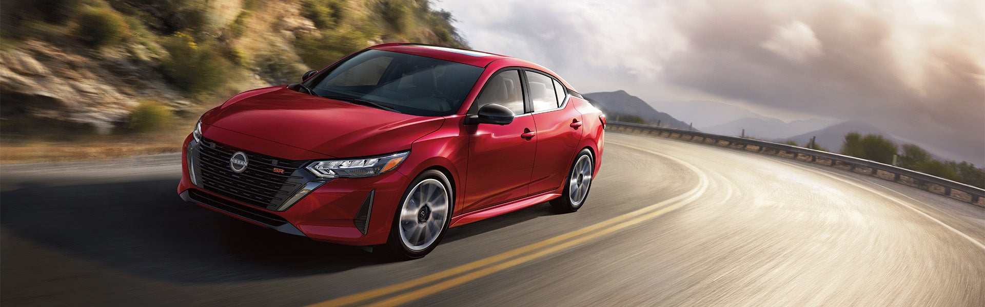 The center console of the 2024 Nissan Sentra in Medina, OH