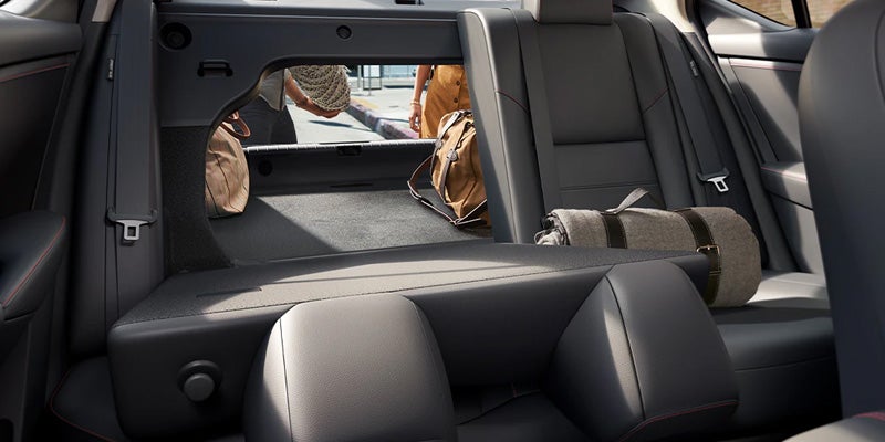 The cargo space in the 2024 Nissan Sentra in Medina, OH