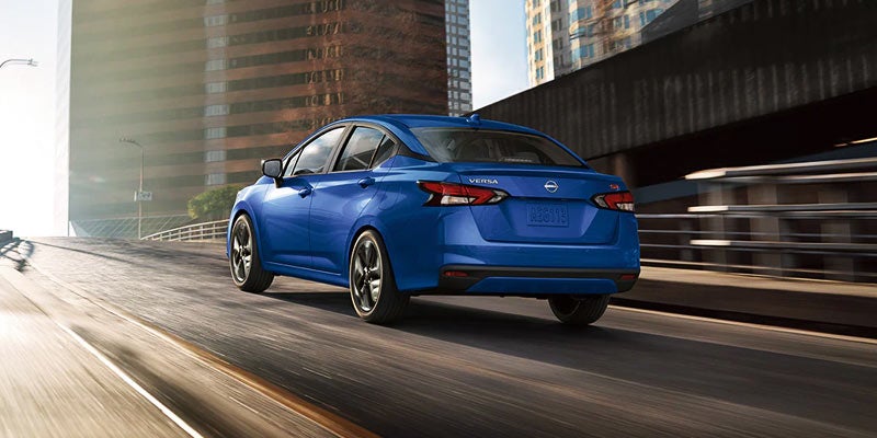 Blur lines following the engine speed of the 2024 Nissan Versa in Medina, OH