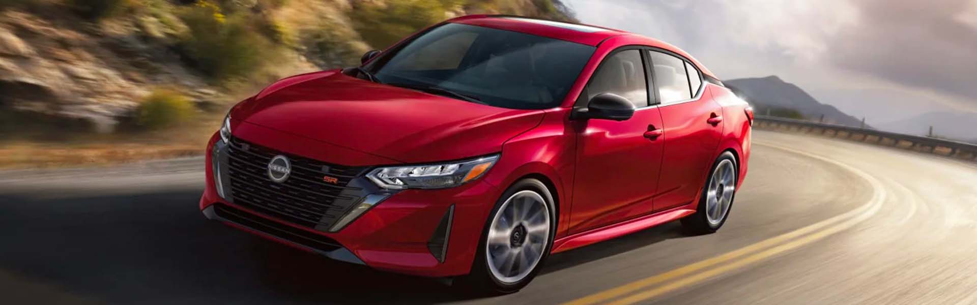 The infotainment system of a 2025 Nissan Sentra in Medina, OH