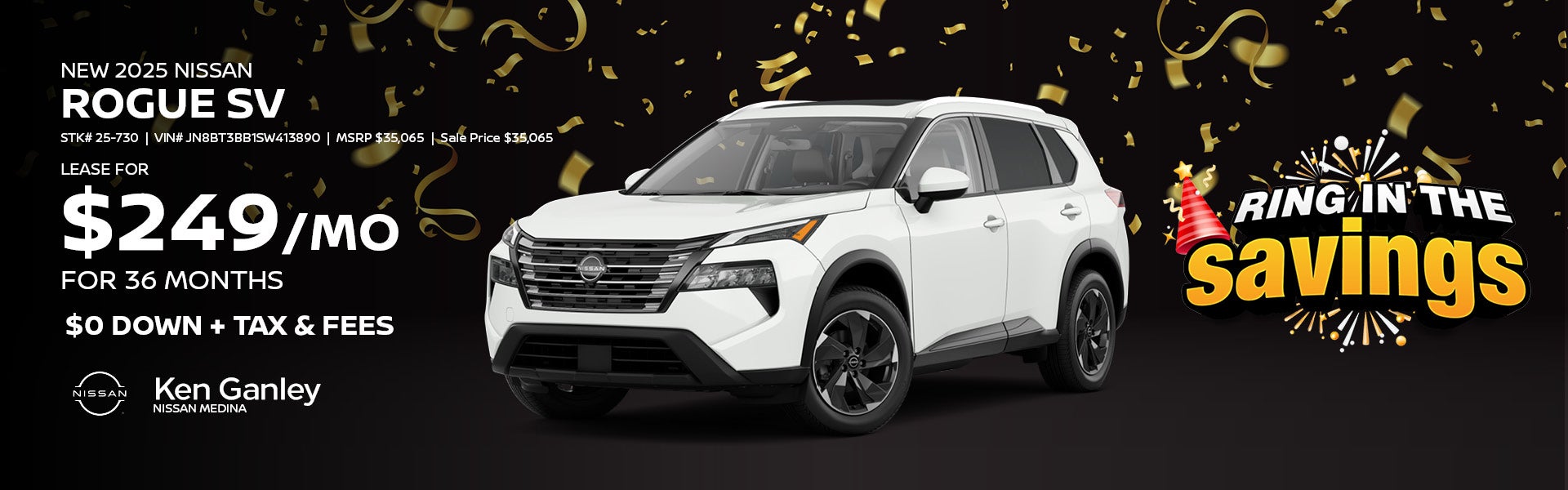 New 2025 Nissan Rogue SV 