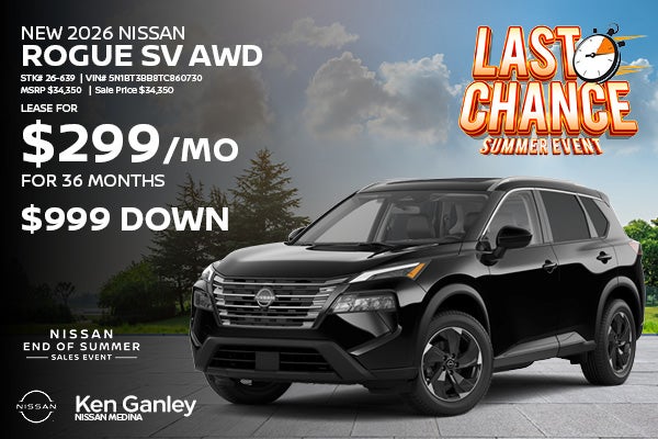 New 2026 Nissan Rogue SV AWD