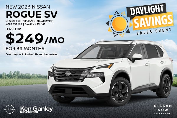 New 2026 Nissan Rogue SV