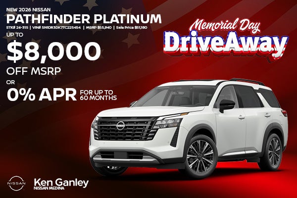 New 2026 Nissan Pathfinder Platinum