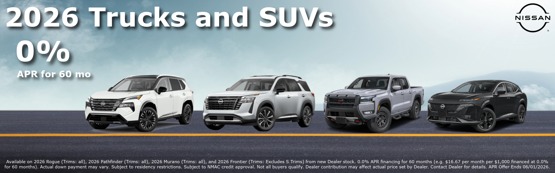 2026 Nissan Trucks & SUVS