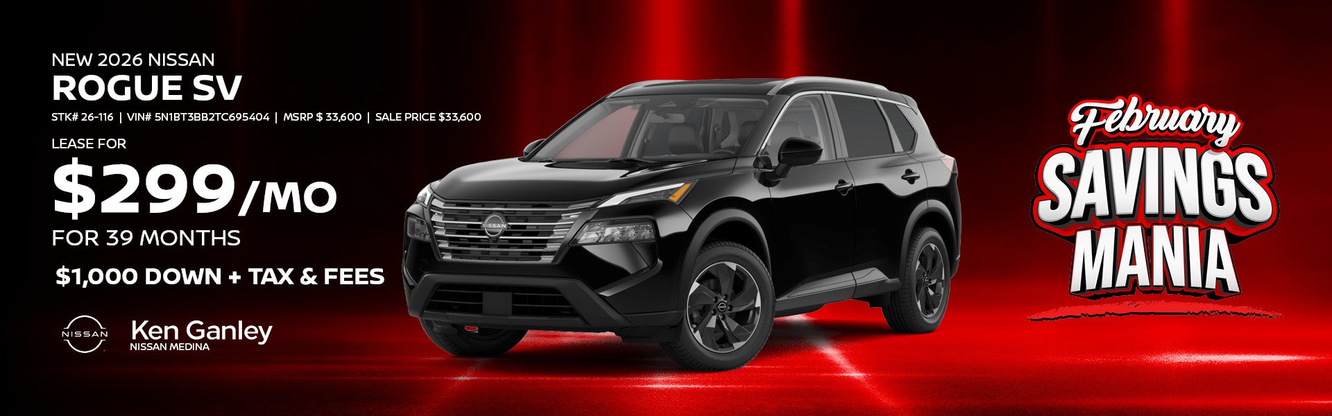  NEW 2026 NISSAN ROGUE SV