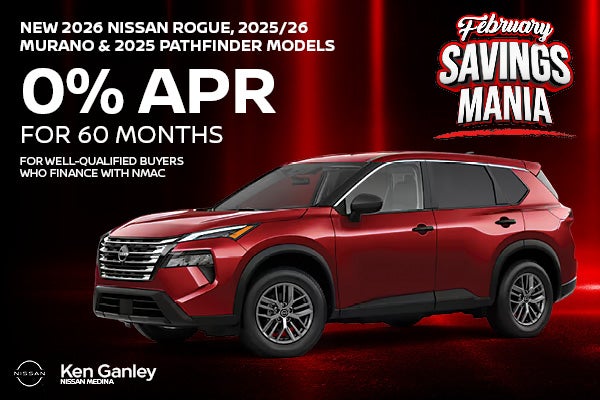 New 2026 Nissan Rogue, 2025/26 Murano & 2025 Pathfinder Mode